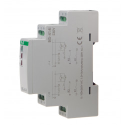 Świecznikowy przekaźnik bistabilny BIS-414-LED  230 V; montaż na szynie w rozdzielni