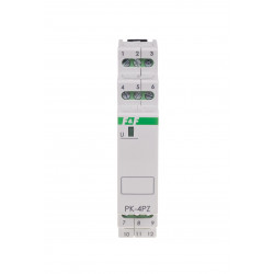 1-modułowy elektromagnetyczny przekaźnik PK-4PZ 12V