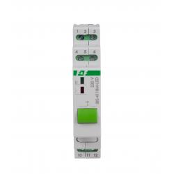 Przekaźnik bistabilny z pamięcią stanu BIS-411BM-LED 230V z przyciskiem sterującym